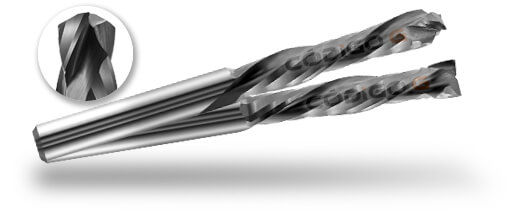 Fresas de 2 cortes retos para MDF